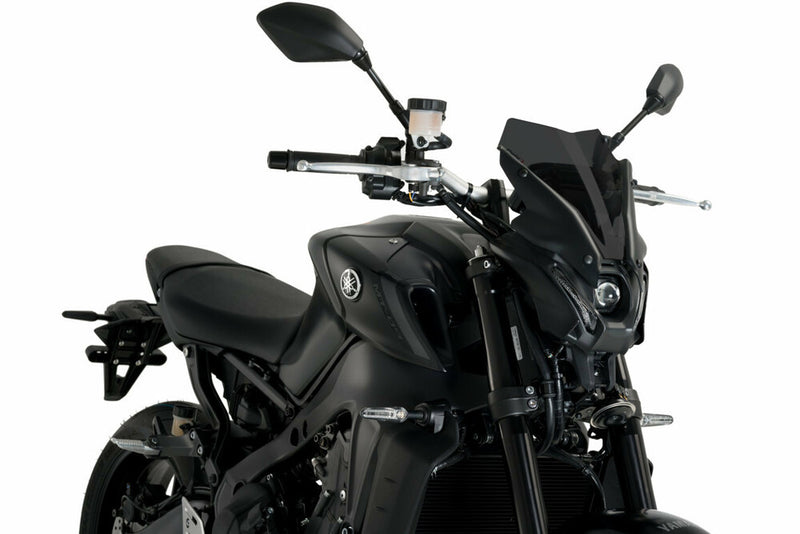 Puig Hi-tech Parts 561-20644D 20644F WINDSCREEN NAKED NEW GEN SPORT DARK SMOKE YAM