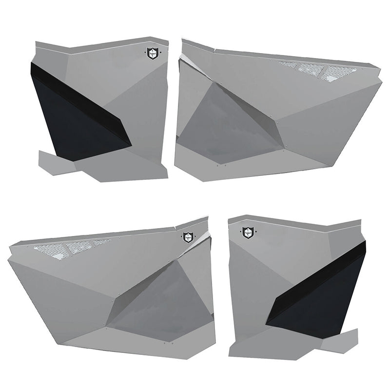 Pro Armor Traditional Half Doors Sparkle Silver Metallic - P1910D003SSM Polaris RZR 2020-2023