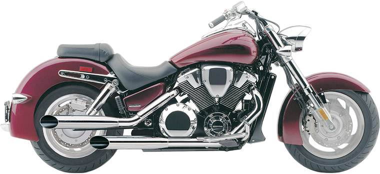 Cobra 82-97015 1176SC BLVD SLASHCUT SLIP ON CHROME HON VTX1800R/S/N/F/T 02-08