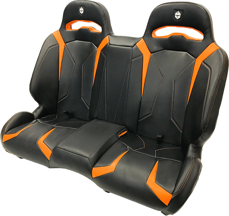 Pro Armor LE Bench Suspension Seats Orange - P144S191OR Polaris RZR 2015-2017