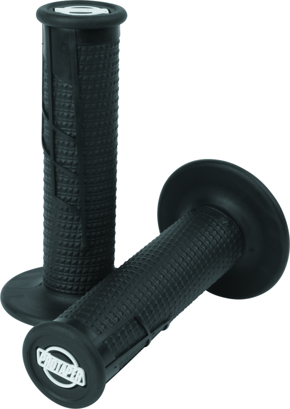ProTaper 021668 Clamp-on 1/2 Waffle Grip - Black/black - Photo - Primary