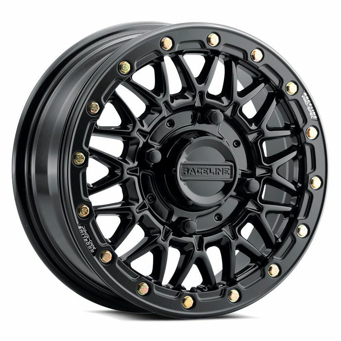 Raceline Wheels 570-2172 A15GB-58037-00 OMEGA 15X8 4/137 0MM GLOSS BLACK