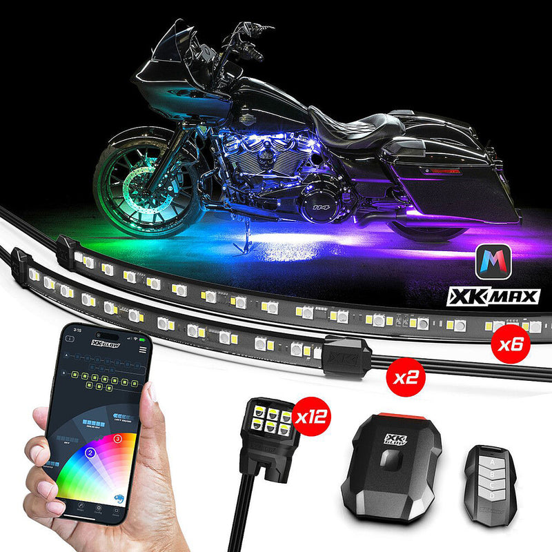 Xk Glow 653-0192 MX-MOTO-PRO XKMAX LED UNDERGLOW KIT 20 PC