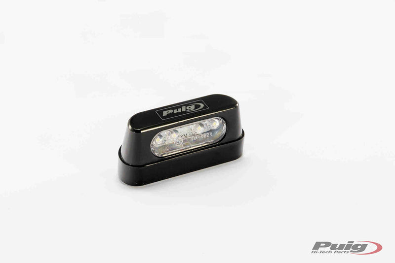 Puig Hi-tech Parts 561-3098BK 4645N LICENSE PLATE LIGHT ALUMINUM BLACK
