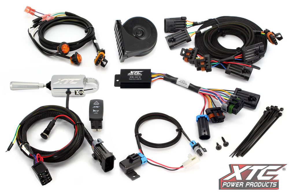 Xtc Power Products 630-1365 ATS-L-CAN-HD11 AUTO TURN SIGNAL KIT W/ BILLET COLUMN LEVER CAN