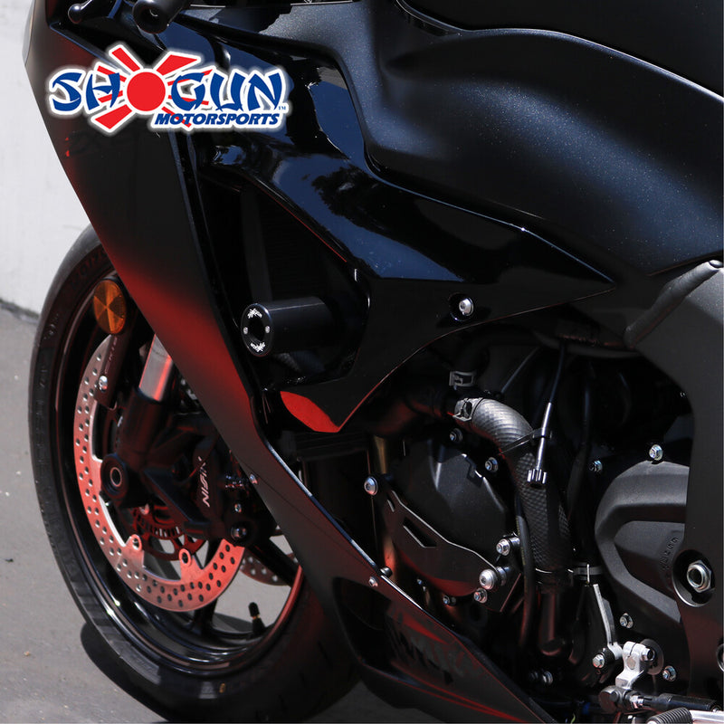 Shogun PA2 Frame Sliders NO CUT Black - 715-4469 Kawasaki Ninja 2024-2025