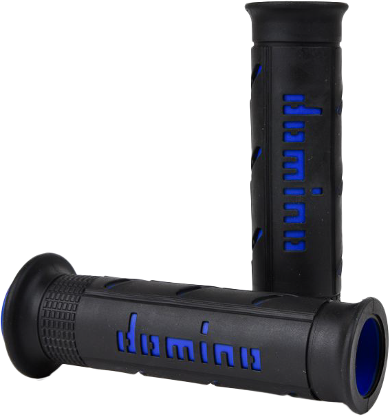 Domino Racing 58-2303 A25041C4840C7-0 XM2 GRIPS BLACK/BLUE PAIR