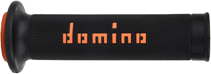 Domino Racing 58-2276 A01041C4540B7-0 MOTOGP GRIPS BLACK/ORANGE PAIR