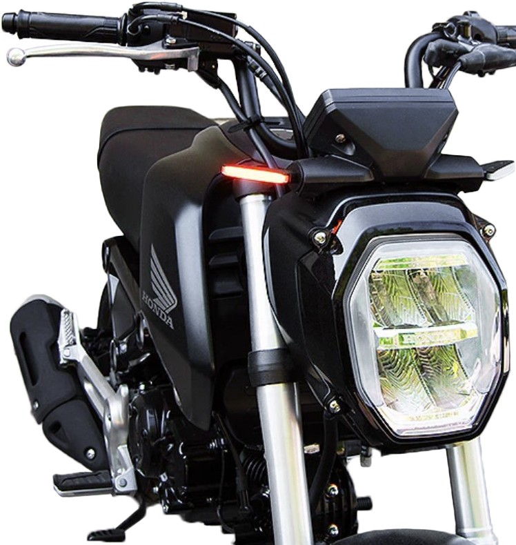 New Rage Cycles Front LED Turn Signals - GROM-FB-21 Honda Monkey 125 / Grom 2021-2024