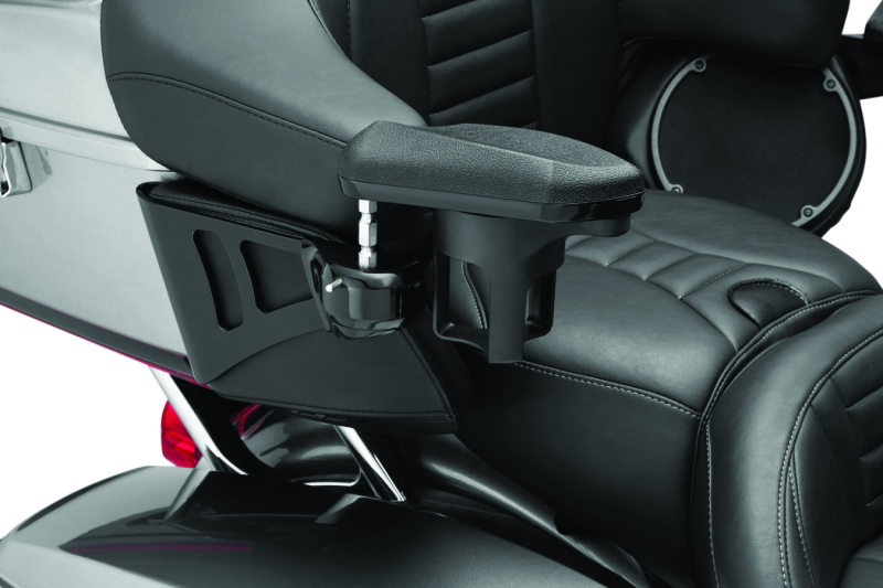 Kuryakyn 8700 Passenger Armrest 14-Up Touring & Tri Glide Black - User 1
