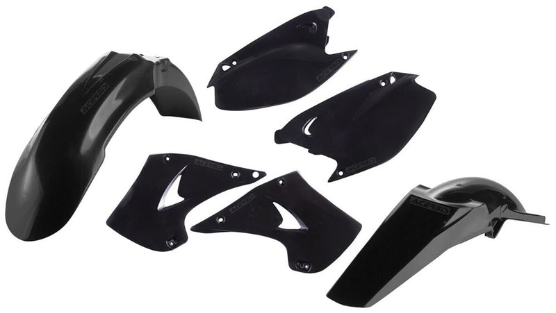 Acerbis Plastic Kit Black - 2041100001 Kawasaki KX 125 / KX 250 2003-2007