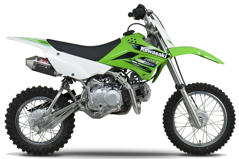 Yoshimura RS-2 Header Canister END CAP Exhaust System SS-CF-SS - 2430522 Kawasaki 110 2002-2016