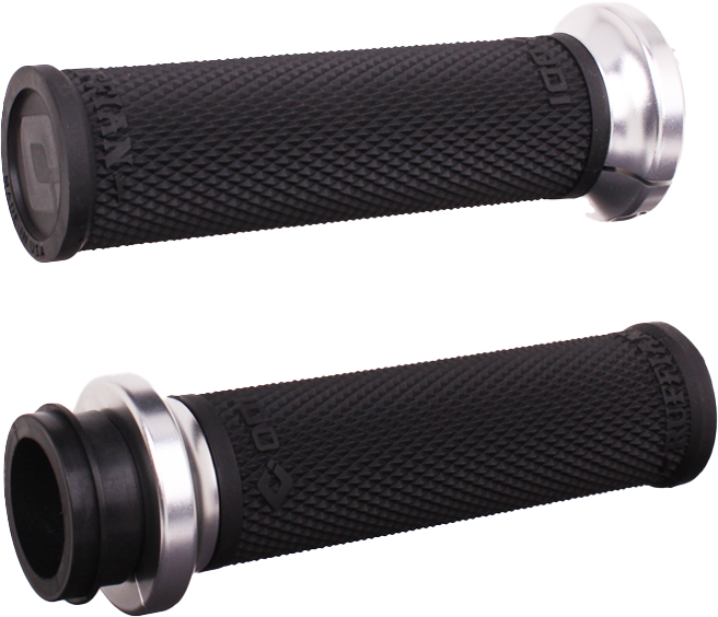 Odi 206-40109 V30HTWB-S RUFIAN GRIPS TBW 1" BLACK/SILVER