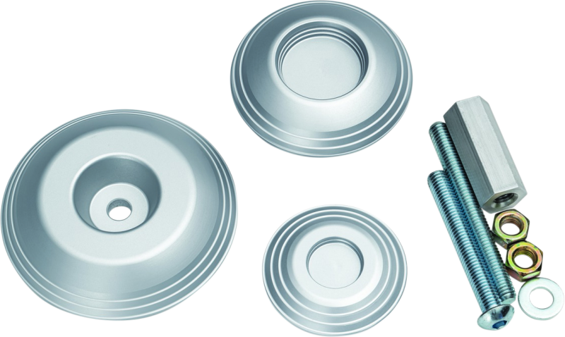 Kuryakyn 3808 Lodestar Rear Axle Sliders-bmw-silver - Photo - Primary