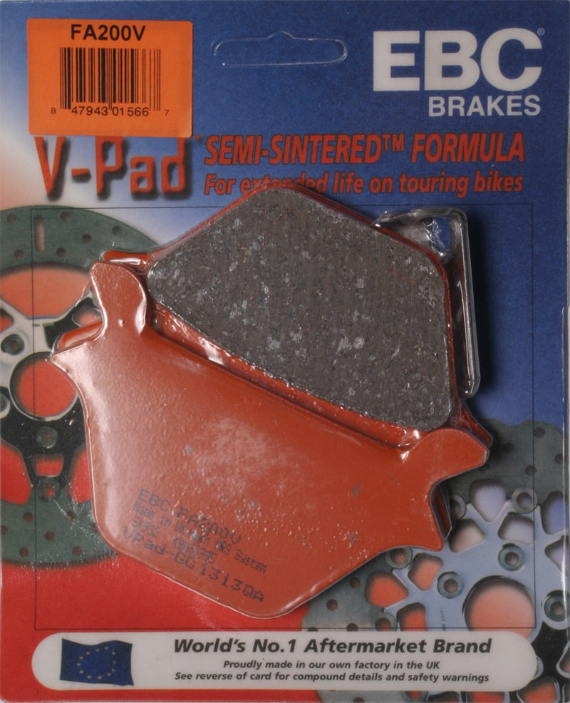 EBC Brake Pads V-Series - FA200V For Harley 1987-1999
