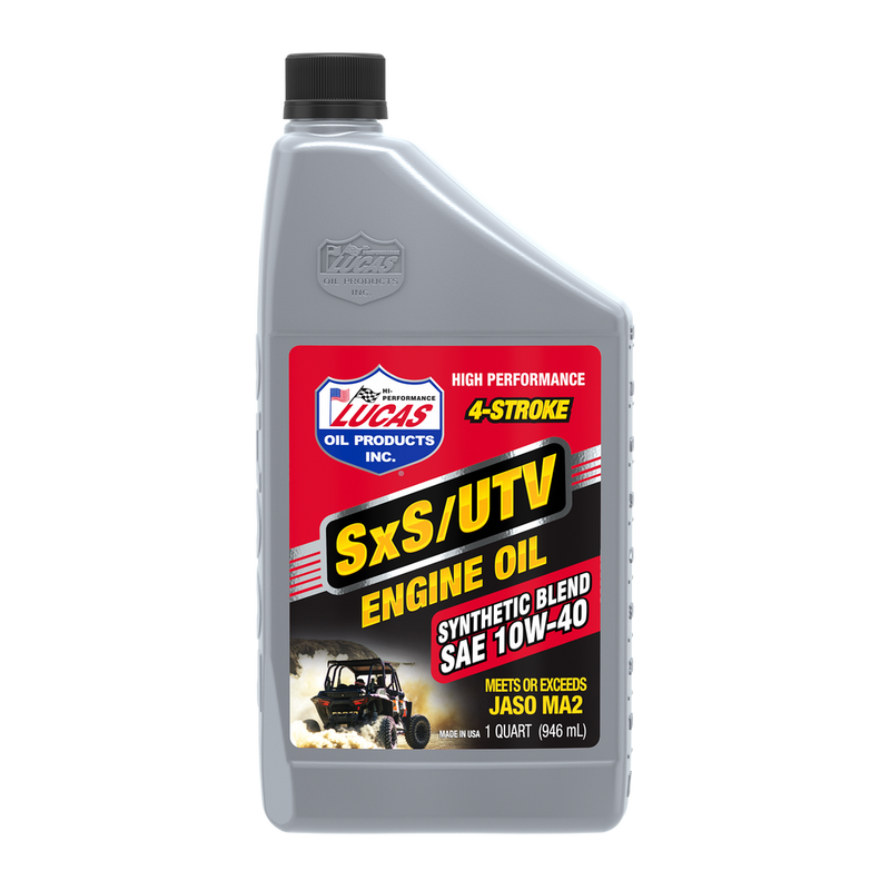 Lucas 58-53401 11196 SXS SEMI SYNTHETIC ENGINE OIL 10W40 1QT