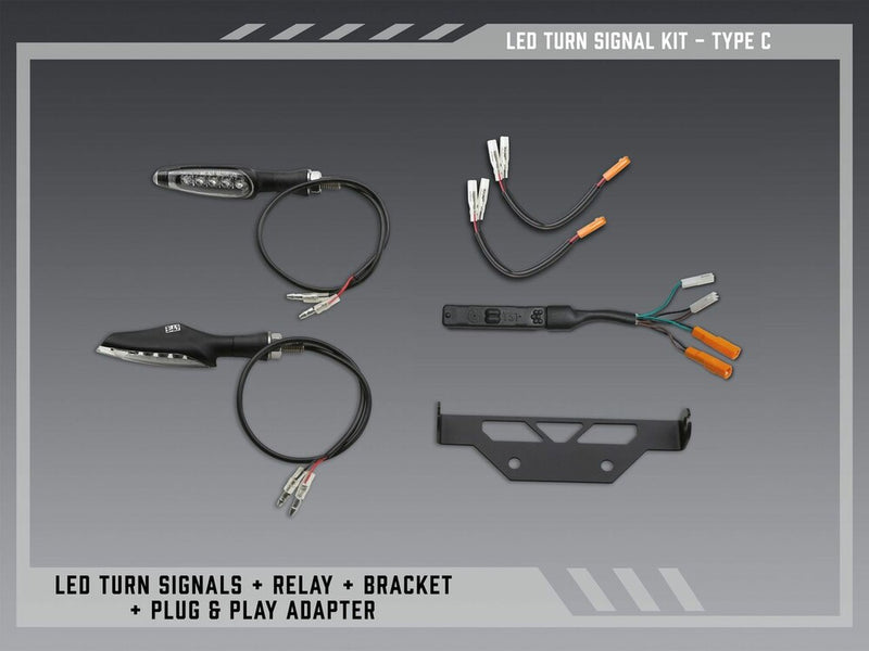Yoshimura FE V2 Stnd LED Turn SIG Kit C - 075BG-STD-C-K Honda CBR1000RR / CBR650R 2021-2025