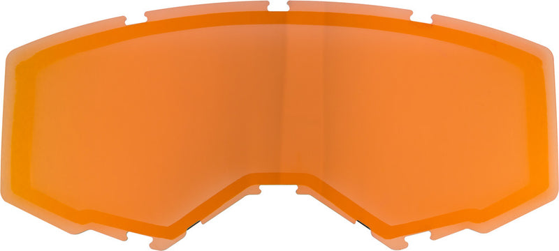Fly Racing 37-5448 FLB-019 DUAL LENS W/O VENTS ADULT POLARIZED ORANGE MIRROR/SMOKE