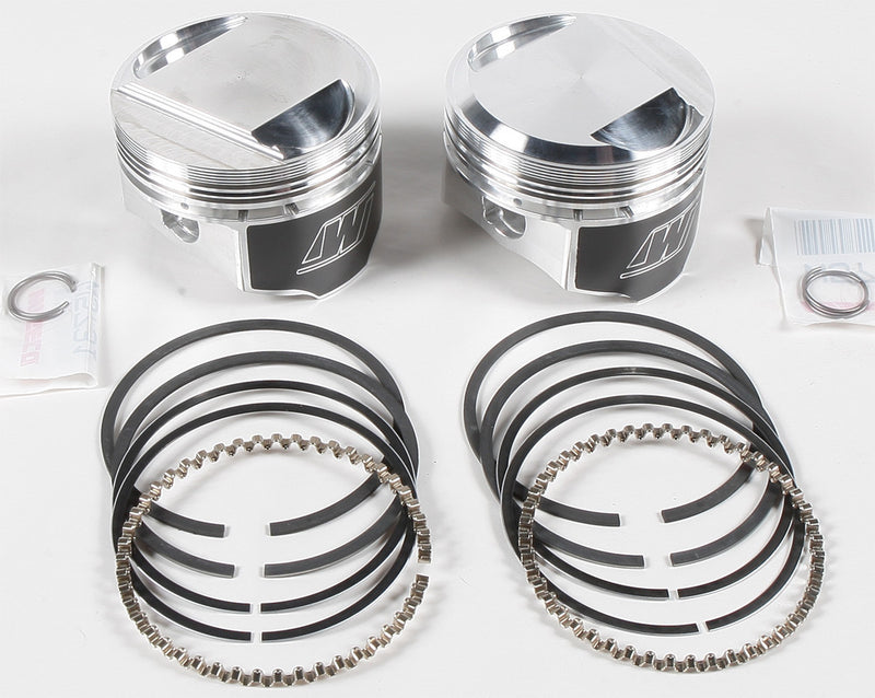 Wiseco V-Twin Piston Kit 1340 EVO BIG Twin 10:1 Comp - K1666 For Harley Motorcycles 1984-1999