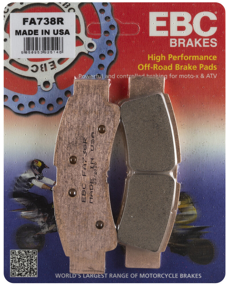 Ebc Brake Pads Sintered R Series - FA738R Kawasaki Teryx 2020-2021