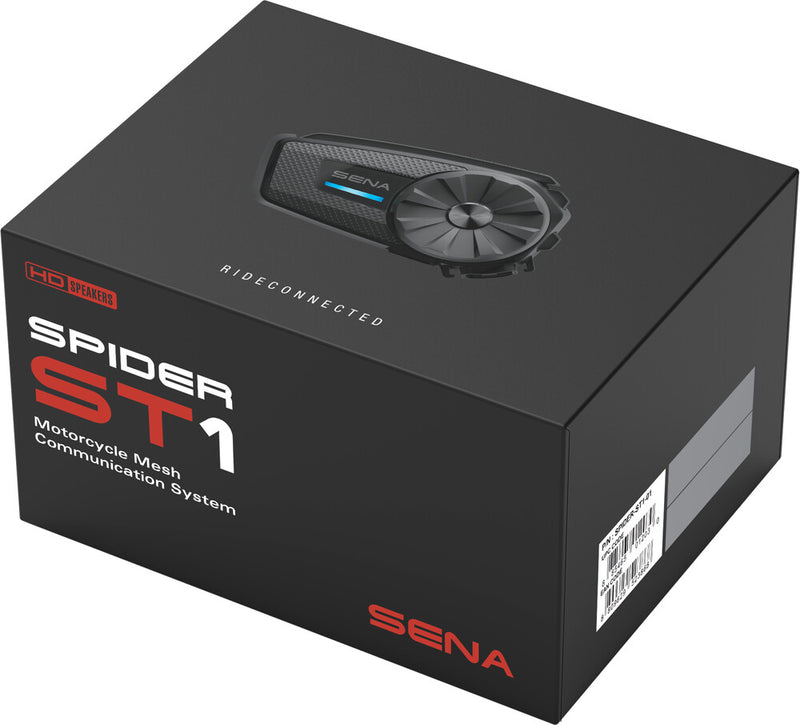 Sena 843-02120 SPIDER-ST1-10 SPIDER ST1 MESH COMMUNICATION SYSTEM SINGLE JOG DIAL