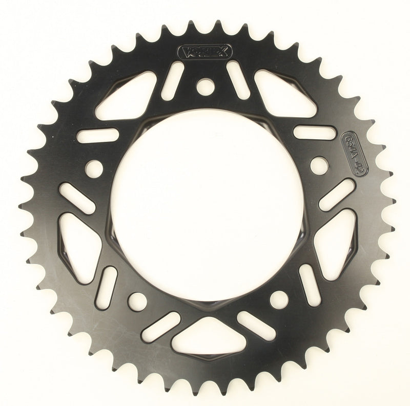 Vortex Rear F5 Sprocket Aluminum 42T-520 Black HC Yamaha - 654AK-42