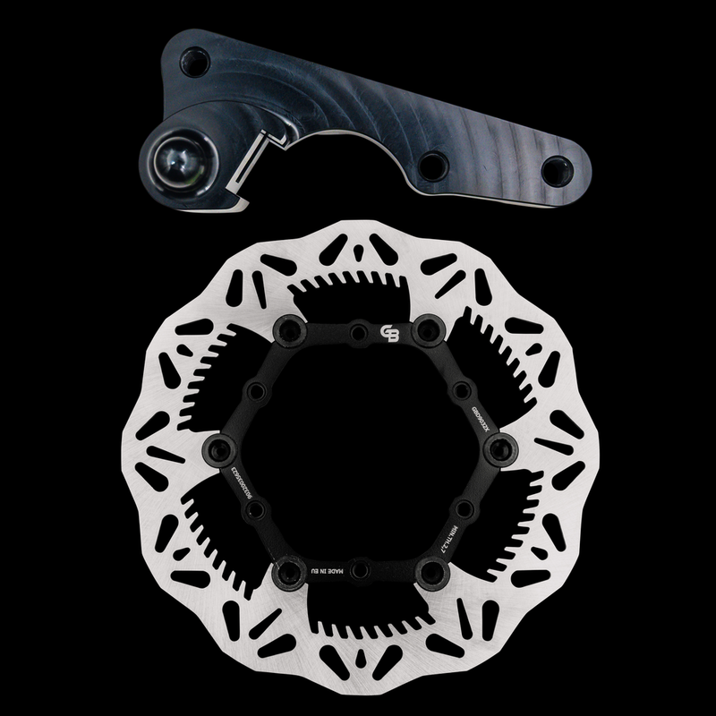 Gbrakes 270 Oversize Front Rotor Kit - GBDOS4 Yamaha Dirt Bikes 2000-2016