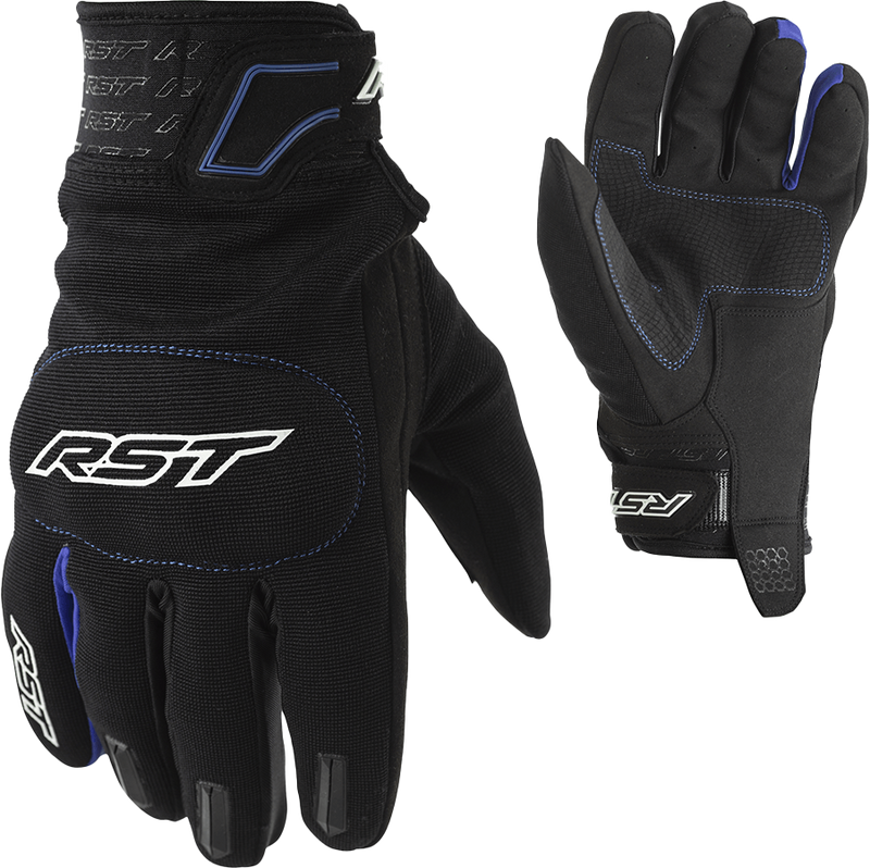 Rst 556-2100112 102100BLU-12 RIDER CE GLOVE BLACK/BLUE 2XL