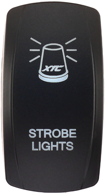 Xtc Power Products Dash Switch Rocker Face Strobe Light - SW00-00106021