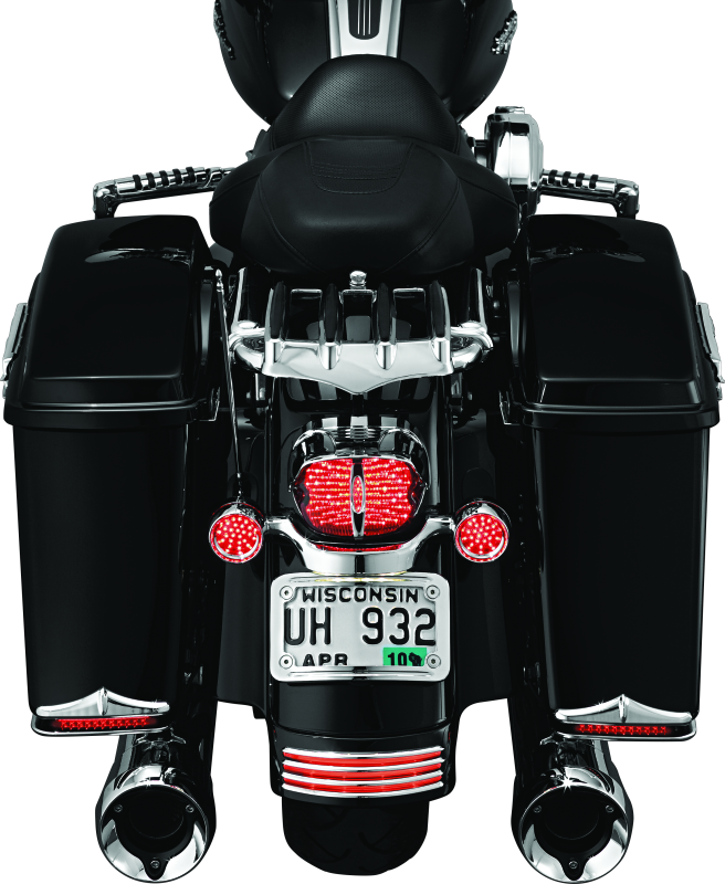Kuryakyn 3157 Curved License Plate Mount Chrome - User 1