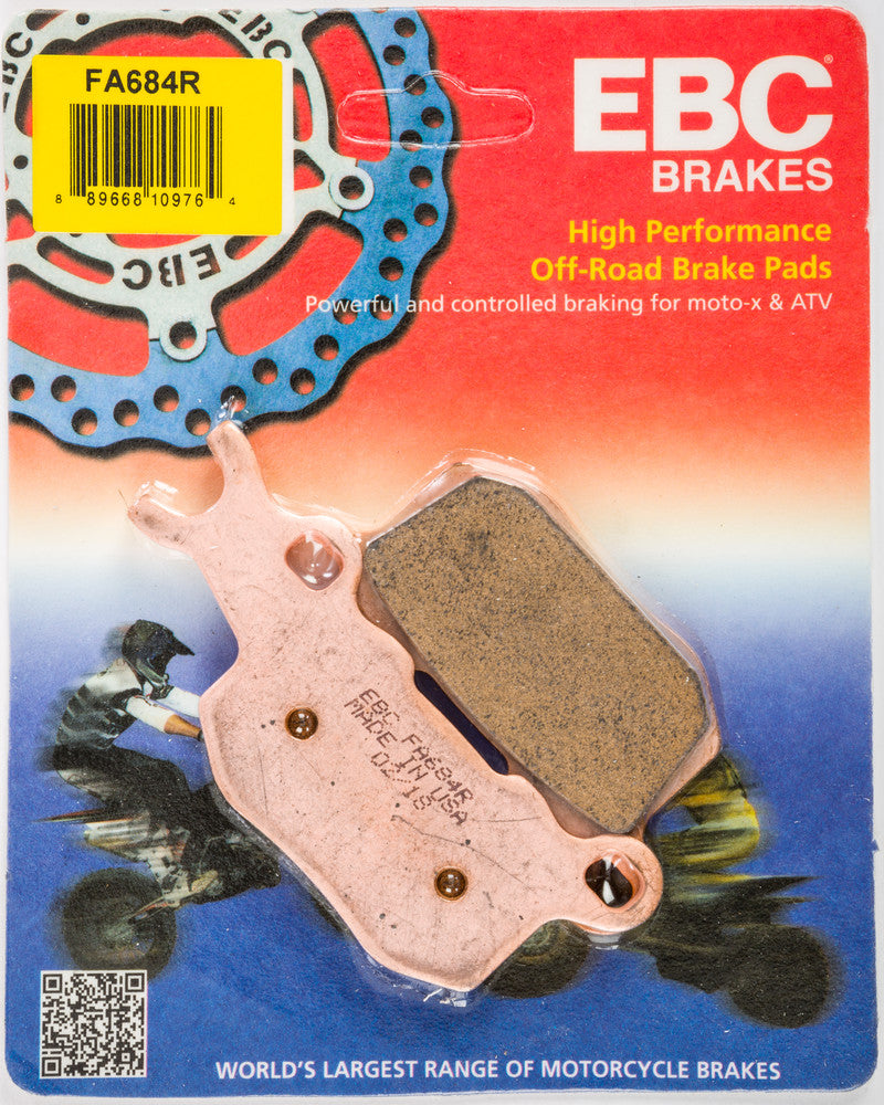 EBC Brake Pads Sintered R Series - FA684R Can-Am Defender 2016