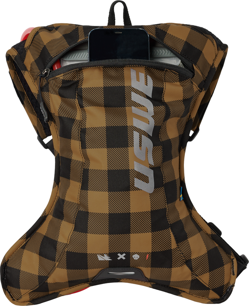 Uswe 62-5076 5202076049 OUTLANDER 2L HYDRATION PACK FLANNEL BRONZE/BLACK
