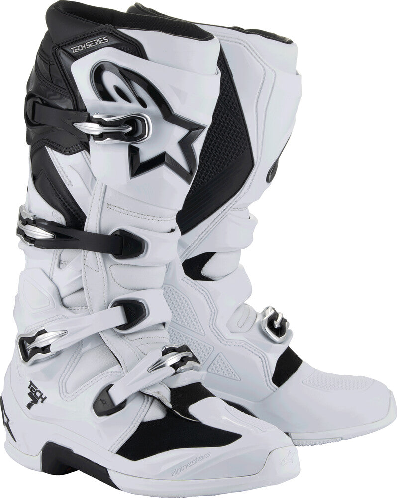 Alpinestars 482-0004214 2012025-21-14 TECH 7 BOOTS WHITE/BLACK 14