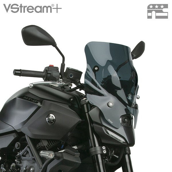 National Cycle 562-9999D N20352 VSTREAM WINDSCREEN PLUS SHORT DARK TINT YAM