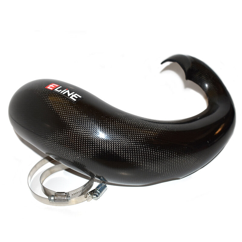 E-Line Accessories Carbon Fiber Pipe Guards KTM HUS - MPG12521 For Husqvarna Dirt Bikes 2019-2022 | KTM SX 125 / SX 150 2020-2022