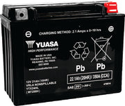 Yuasa Battery YUAM7250H Yuasa YTX24HL Maintenance Free AGM 12-Volt Battery - Photo - Primary
