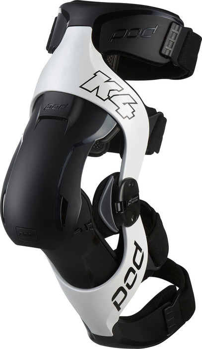Pod 664-0446M K4024-058-MD/LG K4 V2.0 KNEE BRACE (PR) WHT/BLK - M/L
