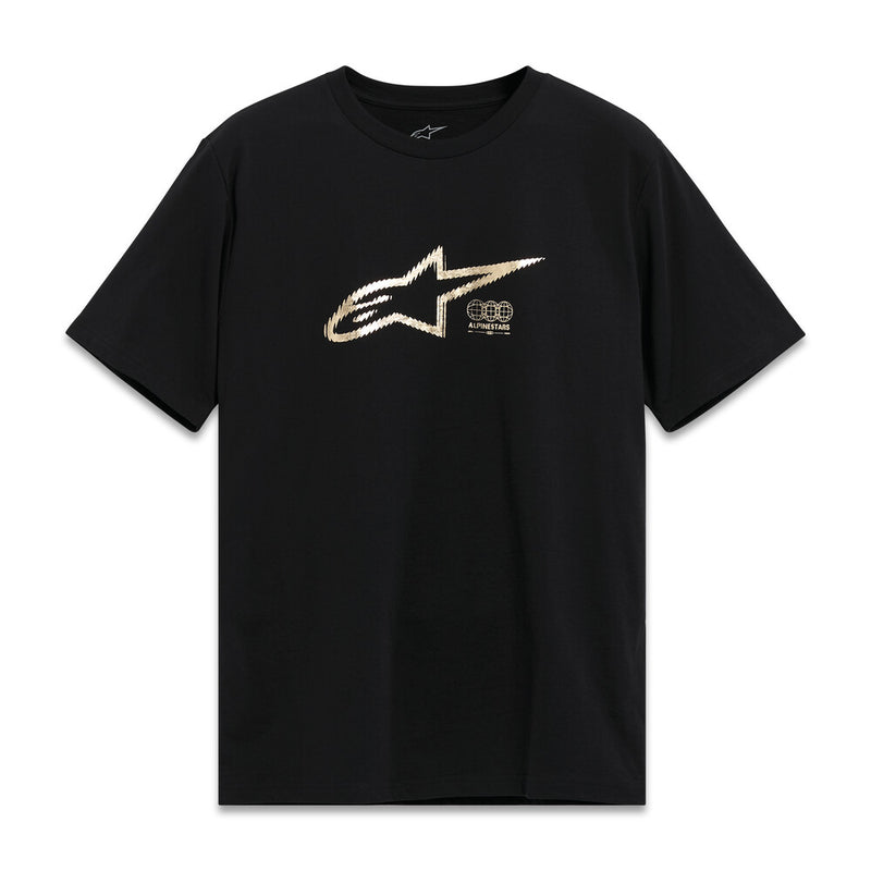 Alpinestars 482-73251S 1244-72220-10-S GOLDEN CSF SS TEE BLACK SM