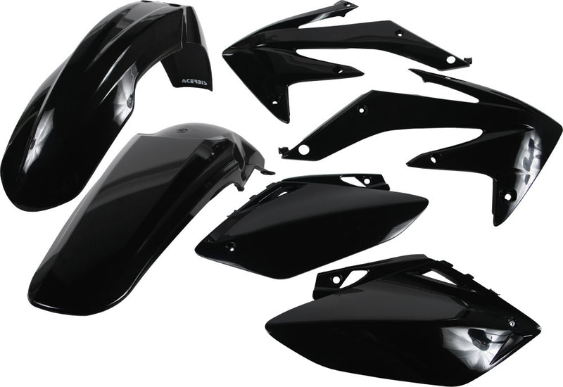 Acerbis Plastic Kit Black - 2082050001 Honda CRF450R 2007-2008
