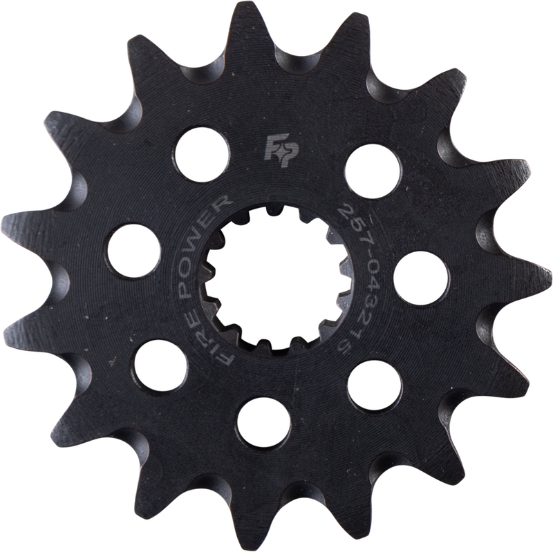Fire Power Front CS Sprocket Steel 15T - FPC-432-15-1 For Suzuki QuadRacer 1985-1992 | Kawasaki 400 / KLX400R 2003