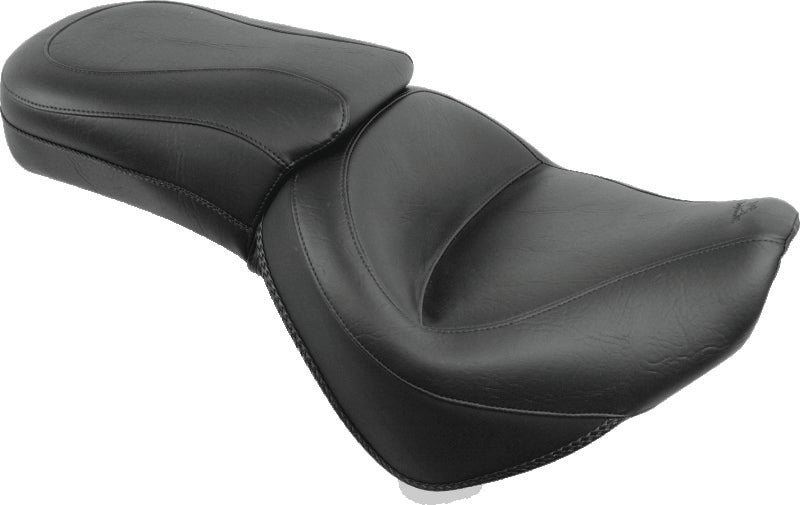 Mustang Motorcycle 76641 Mustang 10-13 Honda VT1300C Sabre,10-16 Stateline, 10-15 Interstate 1PC Seat - Black - Photo - Primary