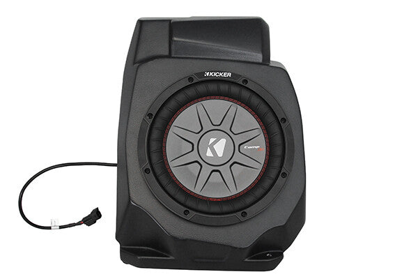 Ssv Works 10" Kicker SUB Under Dash W AMP POL - RZ5-1KRC Polaris RZR 2020