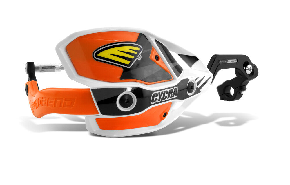 Cycra 714-1967 1CYC-7408-42O CRM ULTRA 1-1/8 IN. CLAMP W/WHITE SHIELDS/ORANGE COVERS
