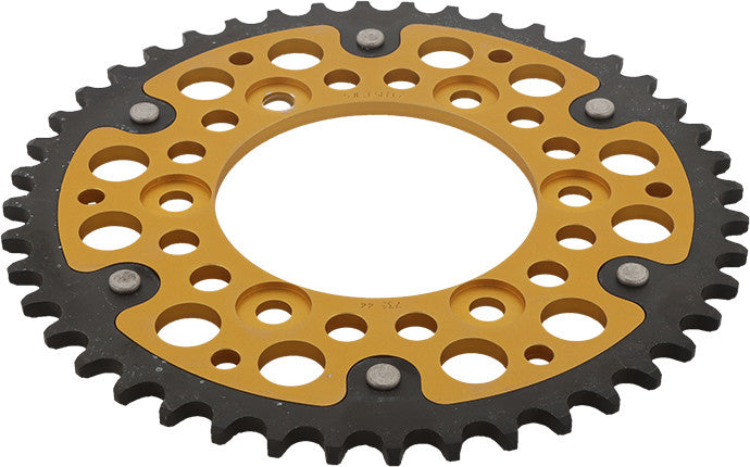 Supersprox Rear Stealth Sprocket Aluminum Steel 44T-520 GLD DUC - RST-735-44-GLD Ducati Motorcycles 1991-2014