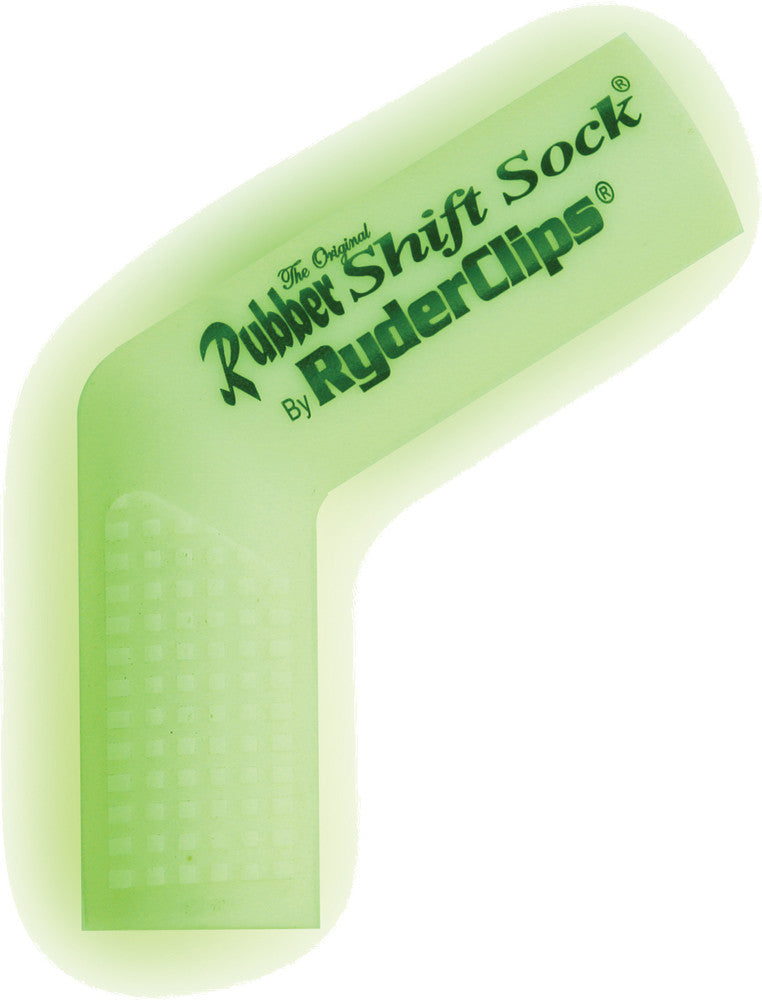 Ryder Clips 26-7200GW RSS-GLOWHITE RUBBER SHIFT SOCK GLO-WHITE