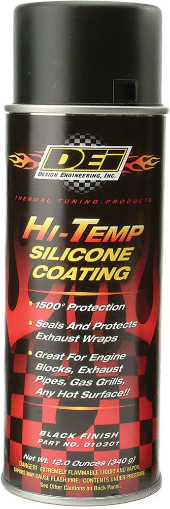 Dei 790-01151 010301 HI-TEMP SILICONE COATING BLACK 12 OZ