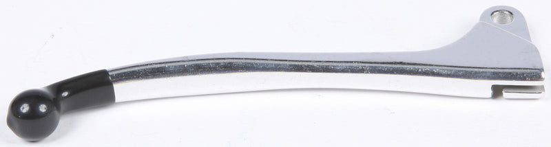 Fire Power Brake Lever Silver W Black TIP - 020-0162 Honda Motorcycles 1968-1985
