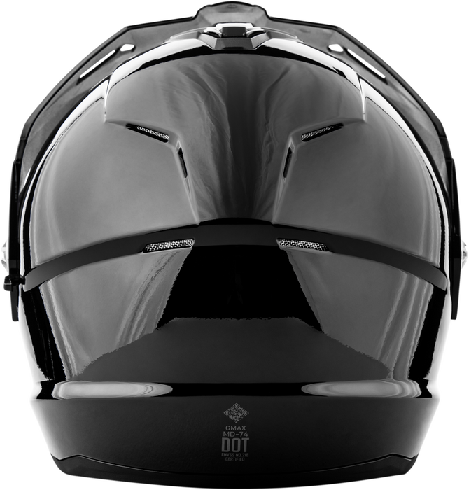 Gmax 72-7530X M1740027 MD-74 SOLID HELMETS BLACK XL