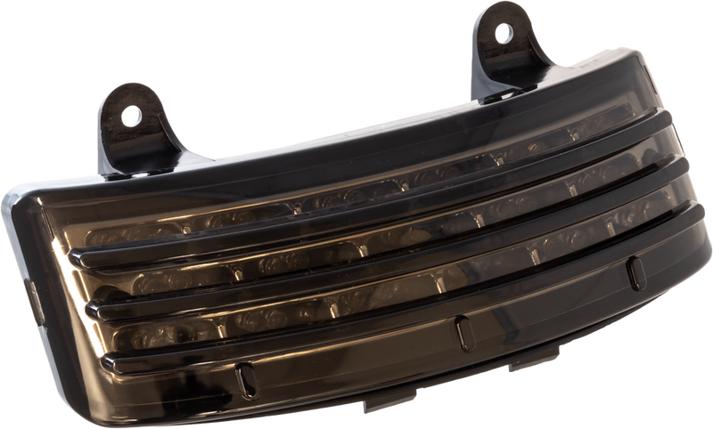 Letric Lighting Co TRI-Bar Fender TIP LED Smoke Lense Hardwire - LLC-TB-TSS For Harley Touring 2006-2009