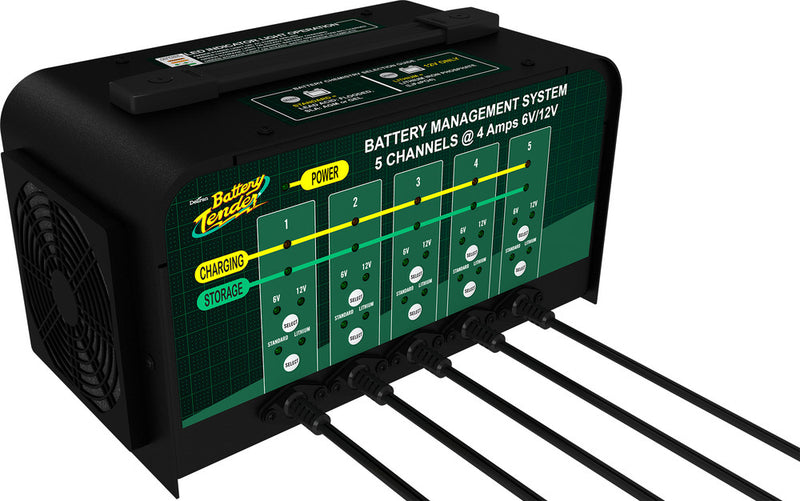 Battery Tender 56-1090 021-0133-DL-WH 5 BANK BATTERY CHARGER